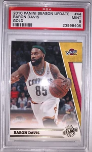 PSA 9 MINT 2010 Panini Season Update BARON DAVIS GOLD #d 17/24 HIGHEST GRADE 1/1 - Picture 1 of 2