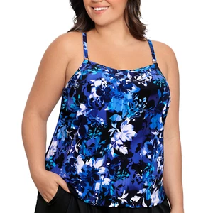 Vestido de baño Trimshaper Farrah tye tinte talla grande 18W, 20W, 22W, 24W - Imagen 1 de 5