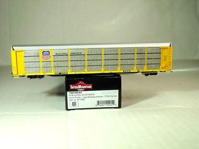 INTERMOUNTAIN N BI-LEVEL AUTO RACK UNION PACIFIC LARGE BUILDING AMERIC 194109-02 - Image 1 of 3