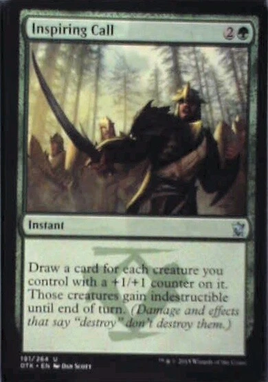 Inspiring Call - Dragons of Tarkir: #191, Magic: The Gathering Nm R147 - Image 1 of 1