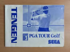 SEGA Master System Instruction Manual - TENGEN PGA TOUR GOLF - Picture 1 of 2