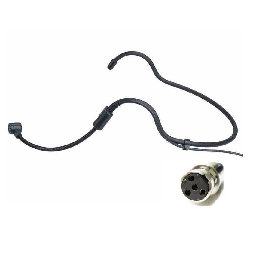 Headset Headworn Head Microphone (TA4F) For Shure Condenser Microphone System - Image 1 of 1
