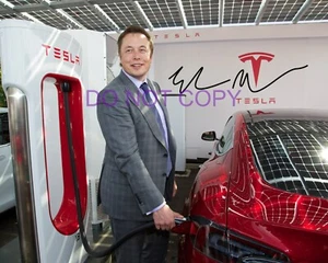 Elon Musk 8x10 SIGNIERTER NACHDRUCK Foto Milliardär Tesla Space X Trump USA #4 - Bild 1 von 1
