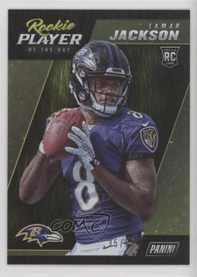 2018 Panini Player of the Day Rookie Scratches /50 Lamar Jackson #R4 RC - Image 1 of 2