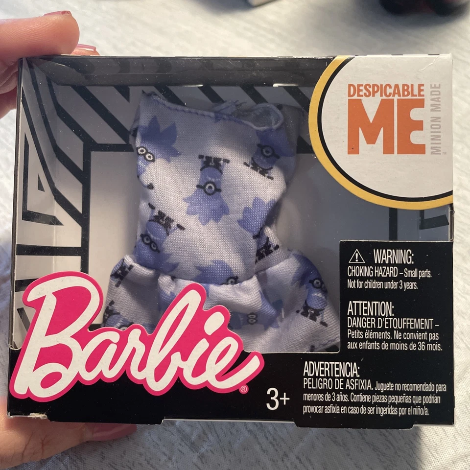 Mattel Barbie Despicable Me Minion Fashion Purple Shirt Accessory Costume  - Image 1 of 1