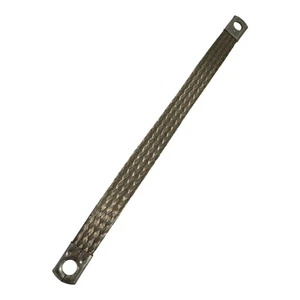 Geflecht Kupfer Flexible Masseverbindung PVC Isolierte Litze Leiter mit Klemme  - Bild 1 von 1