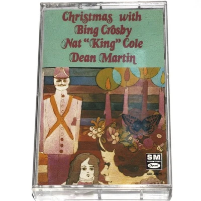 Christmas with Bing Crosby Nat King Cole Dean Martin Cassette Tape PLAY TESTED Foto 1 de 4