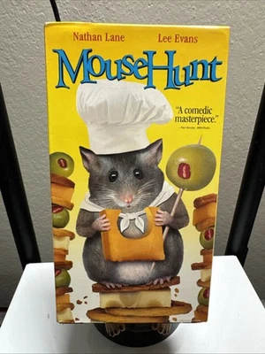 Mouse Hunt-  VHS 1998, 2002. ( Nathan Lane) Dreamworks Movie - Image 1 of 4