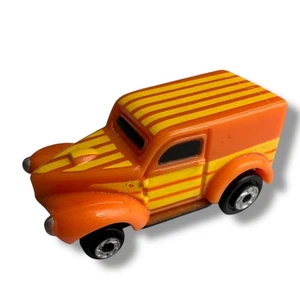 Micro Machines Insiders '41 Willys Van Orange by Galoob 1989 - No Mini Car - Picture 1 of 4