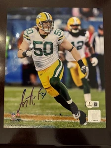 A.J. Hawk Signed 8x10 Green Bay Packers Photo Beckett BAS COA - Picture 1 of 3