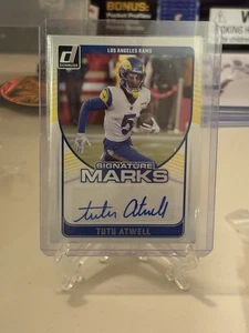 Tutú Atwell Panini Donruss 2024 - Signature Marks #SMA-TAT (AU) - Imagen 1 de 2