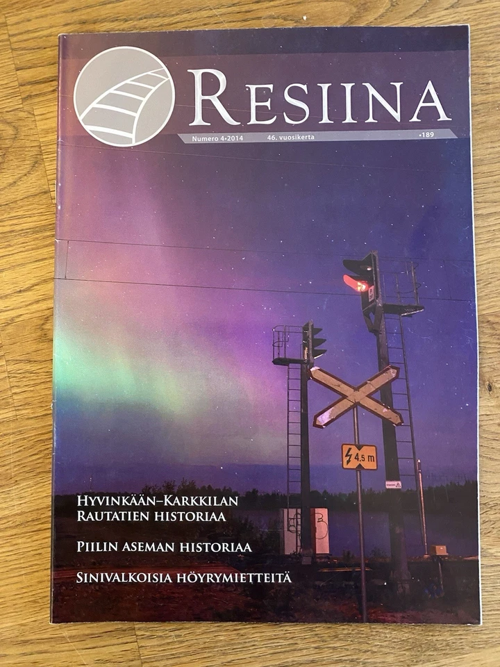 RESIINA - Finnish Railway Magazine  (Magazine in Finnish Language) - 04/2014 - Image 1 of 1