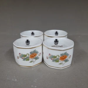 Wedgwood Kutani Kranich Serviettenringe x 4 Bone China sehr guter Zustand  - Bild 1 von 2