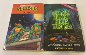 TMNT Children’s Book Lot Of 2: Teenage Mutant Ninja Turtles — Movie Novelization - Picture 1 of 10
