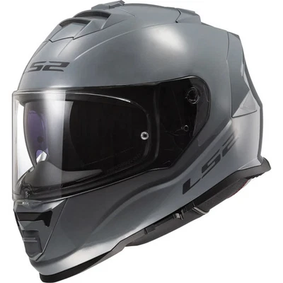 LS2 Casco Completo de Motocicleta de Asalto para Adultos Gris Acorazado Brillante Talla-3XL Foto 1 de 2