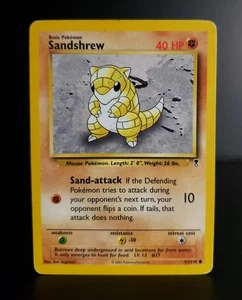 Pokémon TCG - SANDSHREW - 91/110 - UNLIMITED - LEGENDARY COLLECTION (2002) - MP - Picture 1 of 2