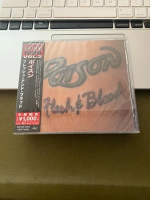 Poison *Flesh & Blood *CD *NEW *SEALED *JAPAN import *2020 *Capitol *UICY-79421 - Image 1 of 4