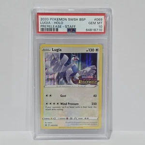 PSA 10 Lugia SWSH069 STAFF Promo - Pre-lanzamiento Staff - Imagen 1 de 2