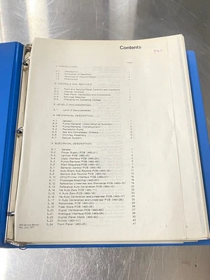 Fotômetro de chama Corning 460 - Guia do usuário / Livro de instruções / Manual - Imagem 1 de 4