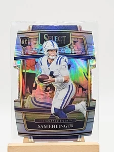 2021 Select Sam Ehlinger Concourse Silver Die-Cut Prizm Rookie RC #98 Colts - Picture 1 of 2