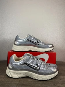 *NEW* Youth Nike P-6000 (GS) Metallic Silver / Ivory (HV5064 006) Size 7Y/8.5Wns - Picture 1 of 5