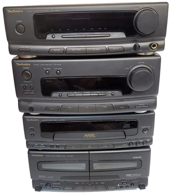 Technics Hi-Fi System SH-CH650 SA-CH650 SL-CH550 RS-CH550 Black Tested & Faulty - Image 1 of 4