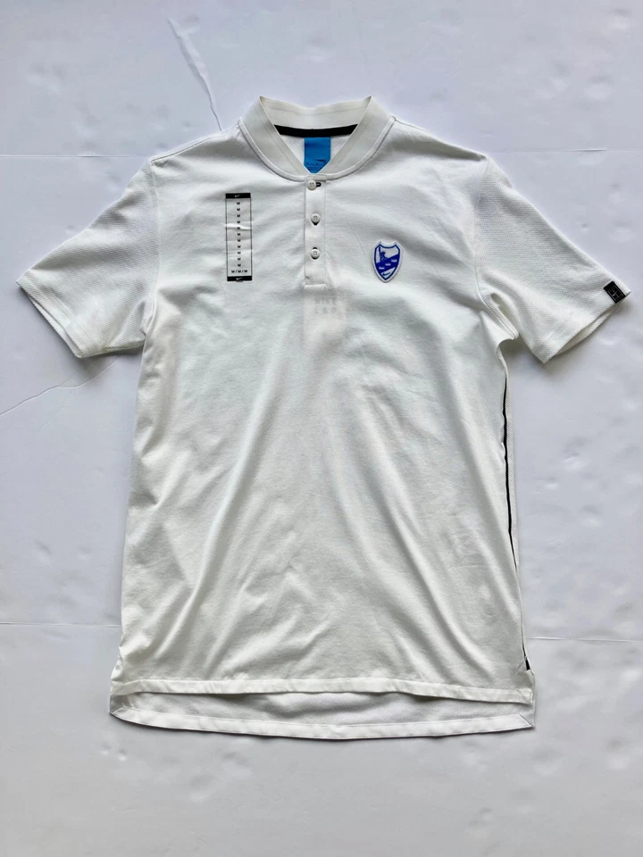 NikeLab X Federer RF US Open NY 2016 Henley Tenis Polo M Blanco 826885-100 Foto 1 de 4
