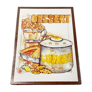 Vintage Soroka Dessert Deko Wandrelief Küchendeko versiegelt in Kunststoff - Bild 1 von 4