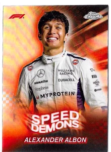Alexander Albon Speed Demons 2024 Topps Chrome Formula 1 #SD-19 - Picture 1 of 3