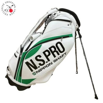 Bolsa de golf N.S.PRO Nippon Shaft Limited con soporte de transporte blanca 9,0 pulgadas divisor de 5 vías 3,5 kg Foto 1 de 4