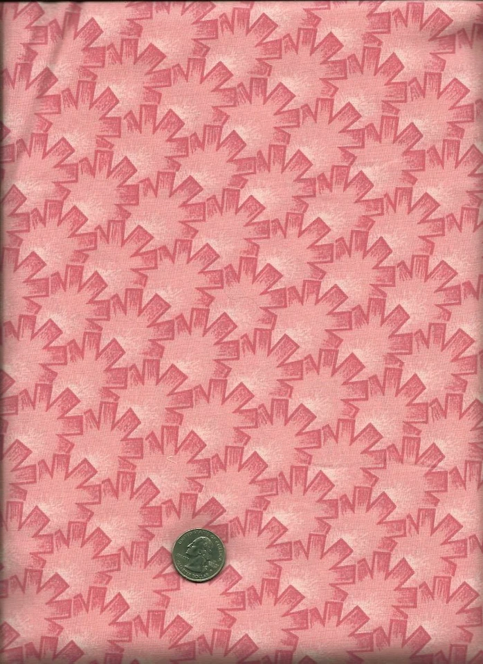 Tela estampada geométrica "Night And Day" lt & med rosas de Jinny Beyer para RJR Foto 1 de 1