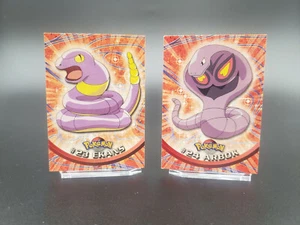 Topps Set - Ekans, Arbok - TVA SERIES 1 - NP - Pokemon - Black Logo - Bild 1 von 5