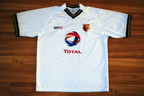 SIZE MENS MEDIUM WATFORD ENGLAND 2003/2004 AWAY FOOTBALL SHIRT SOCCER JERSEY Cover