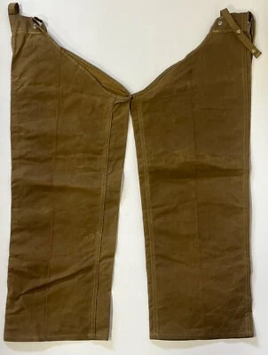 Vintage Filson Single Tin Waxed Chaps  Pants Style 22 Men's Regular - Image 1 of 4