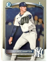 2025 Bowman Chrome Chase Hampton Bowman 1st Prospect Card #BCP-57 - Picture 1 of 2