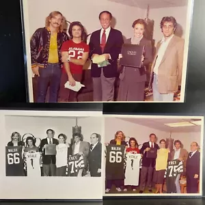 3 ORIGINAL 1979 8x10 Photos Pete Rozelle NFL Commissioner Philadelphia Eagles - Picture 1 of 7