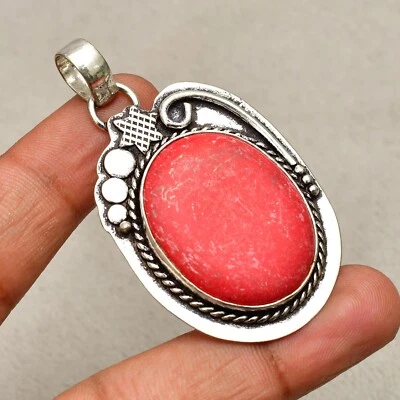 Ciondolo gioiello fatto a mano in argento sterling 925 con pietra preziosa co... - Immagine 1 di 4