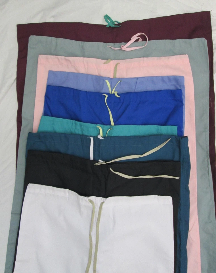 Scrubs pants medical navy royal blue maroon white green pink s m l xl 2x S - Image 1 of 1