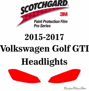 3M Scotchgard Paint Protection Pro Series 2015 2016 2017 Volkswagen Golf GTI  - Picture 1 of 3