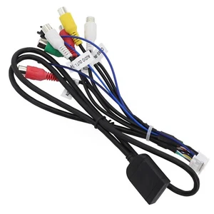 Car Stereo Radio Cable 20 Pin Connector for RCA Output AUX Wiring Harness - Picture 1 of 12
