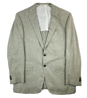 D'Avenza Gray Cashmere Wool Mens Blazer Size Mens 44R NWT - Image 1 of 4