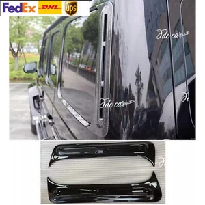 2PCs Carbon Fiber Car Window C Pillar Cover For Benz G Class W464 G63 AMG 2019+ - Picture 1 of 7