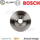 2X Brake Disc For Renault Laguna Ii Bg0 1 K4m 710 K4m 714 F4p 770 F4p 772 Bosch