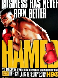 Prince Naseem Hamed Augie Sanchez Boxing HBO Vintage 2000 Original Print Ad- - Picture 1 of 8