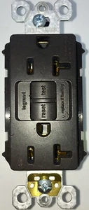 Legrand Pass Seymour 2097 Tamper Resistant 20A BROWN GFCI FREE SHIPPING b - Picture 1 of 4