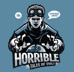 Doctor Horrible Superhéroe Cómic Neil Harris Parodia Tefury HOMBRE XXL Camisa NUEVA - Imagen 1 de 1