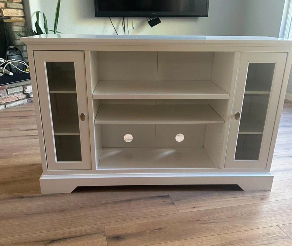 Soporte de TV Walker Edison Media Storage - edición especial estilo madera Foto 1 de 3