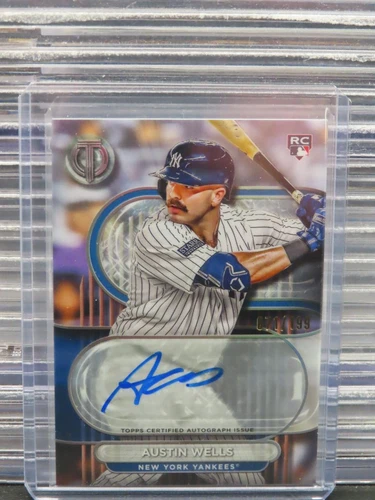 2024 Topps Tribute Austin Wells Autographs Rookie Auto RC #071/199 Yankees