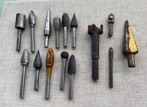 Lot of 15 Black & Decker NICHOLSON MARK FISH OTHER BRANDS Router bits - Picture 1 of 7