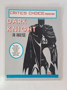 Dark Knight: An Analysis (Critics Choice Magazine) by Martin Cannon - Batman - Picture 1 of 5